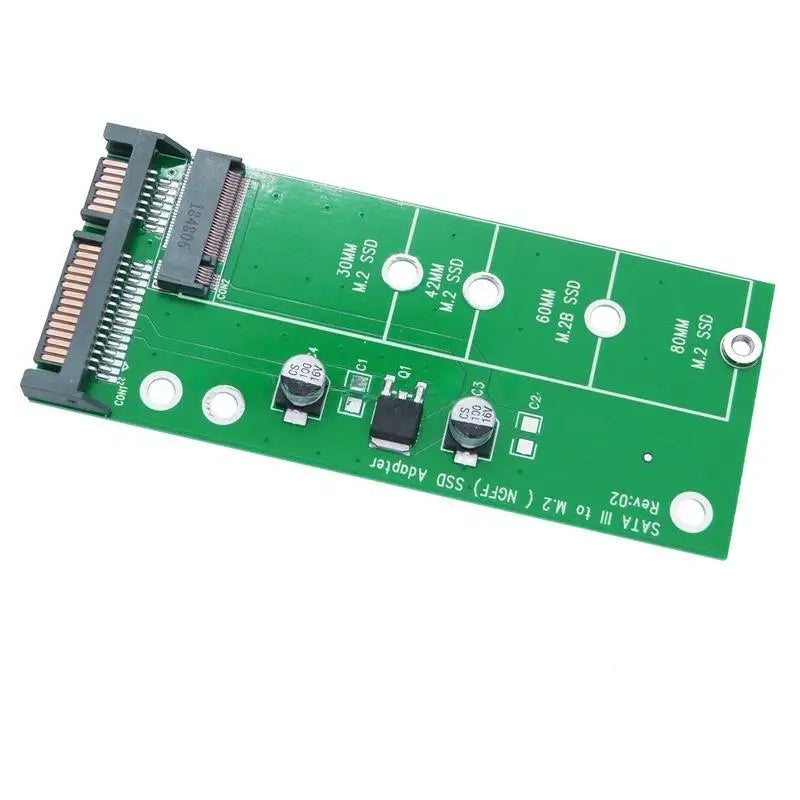 M.2 to SATA3 Adapter Card – NGFF SSD Converter 6 Gbps SSD Adapter Card Richie's Green