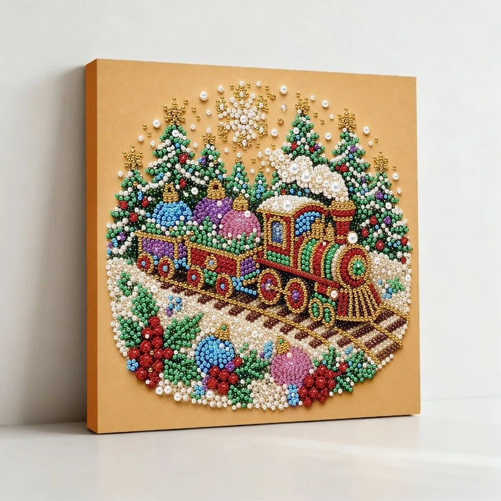 3D Christmas Pearl Art Kit – DIY Diamond Painting Holiday Gift Diamond Painting Kit Richie's 02