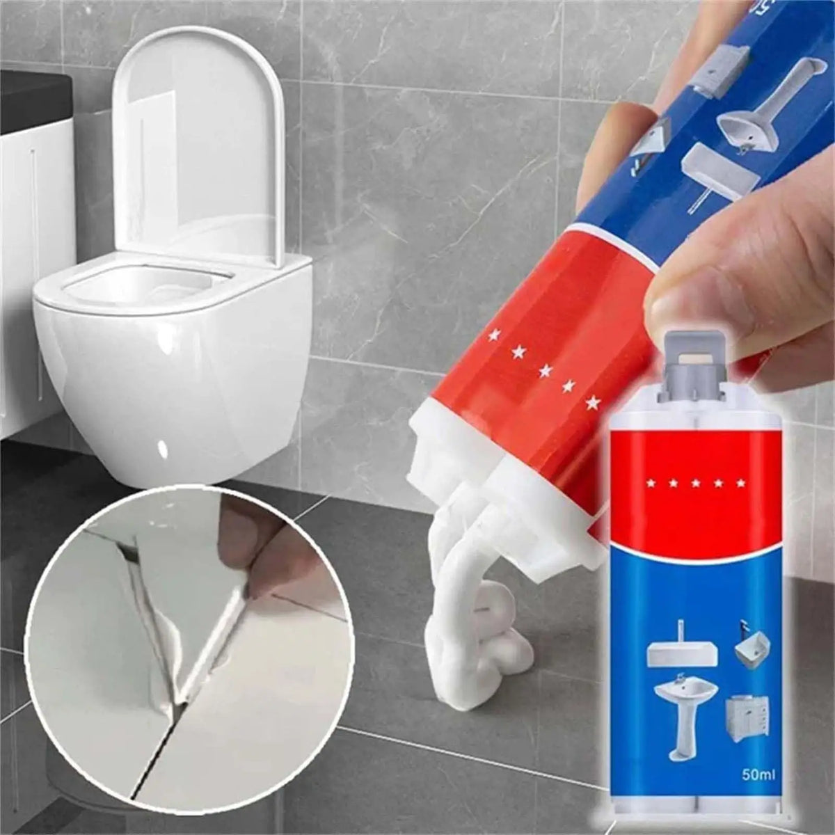 Tile Crack Filler Paste – Fast-Drying Ceramic Grout Repair Tile Repair Paste Richie's