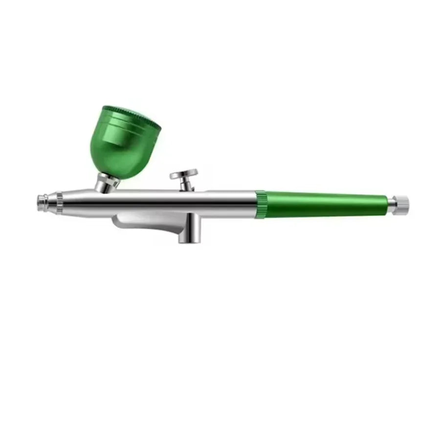 Portable Single Action Airbrush Pen – 0.3mm Nozzle Spray Gun Airbrush Spray Gun Richie's green
