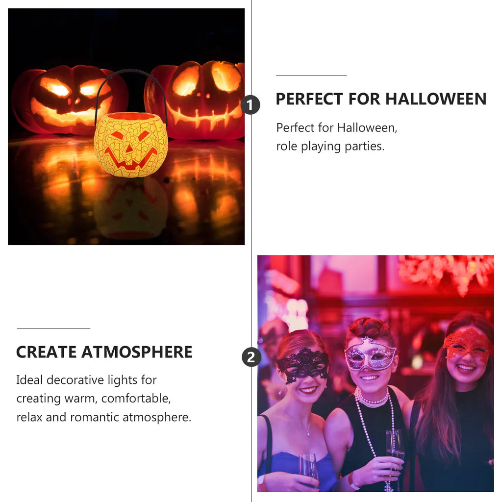 Voice Control Halloween Pumpkin Lantern LED Tabletop Lamp Halloween Lantern Richie's