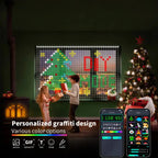 Smart RGB LED Curtain Light App Control DIY Pattern USB-C LED Curtain Light Richie's