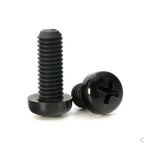 Nylon Phillips Pan Head Screws M2–M8 White & Black | 4–60mm Nylon Machine Screws Richie's
