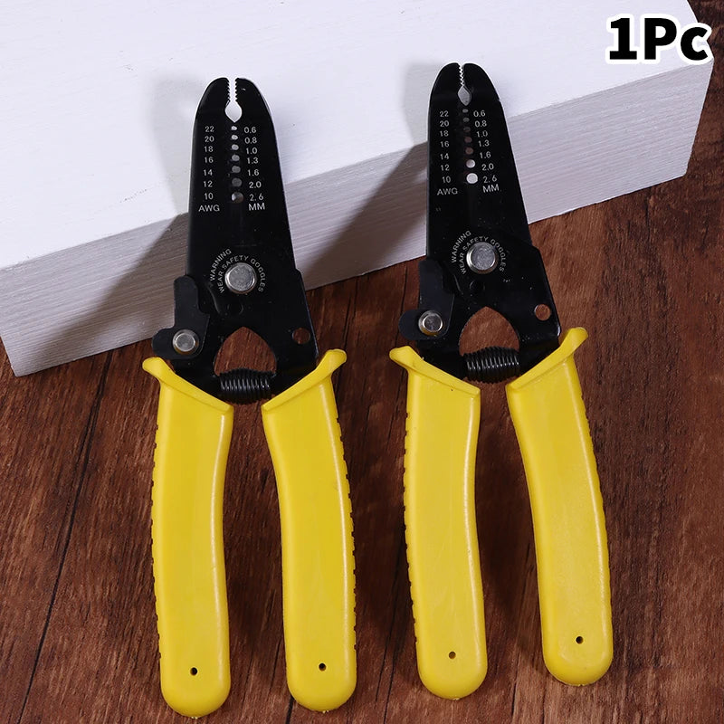 6-Inch Multifunctional Wire Stripper & Crimping Pliers Tool Wire Stripper Pliers Richie's 3pcs