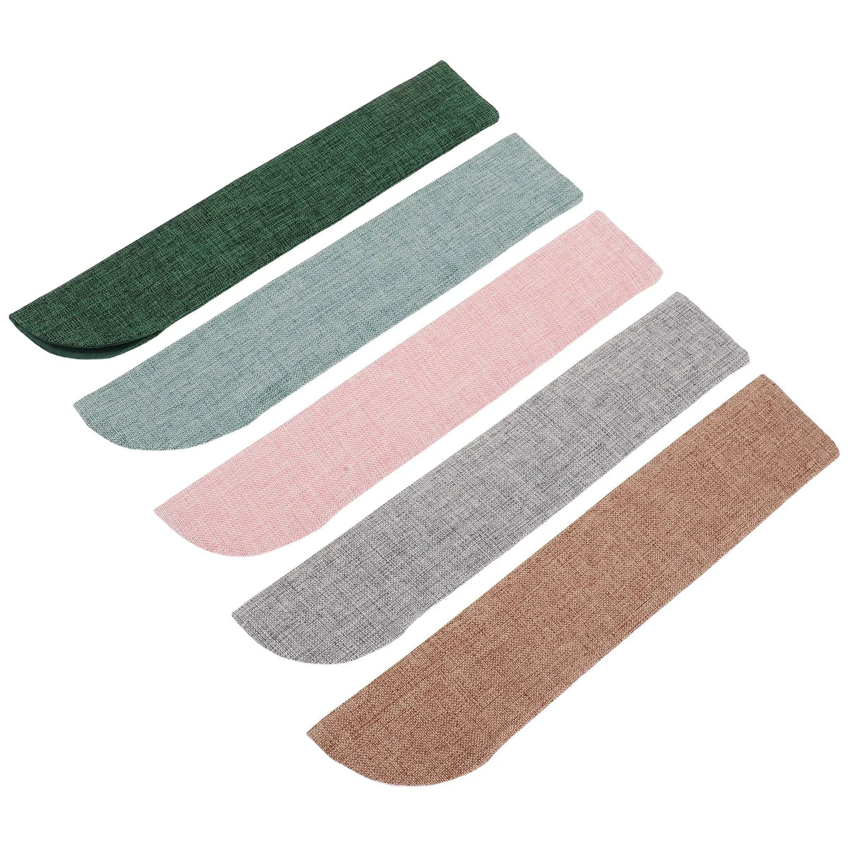 5 Pcs Folding Fan Protective Pouch Sleeve – Cotton Linen Fan Storage Pouch Richie's