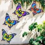 Metal Butterfly Wall Art Decor – Indoor & Outdoor Hanging Metal Wall Art Richie's