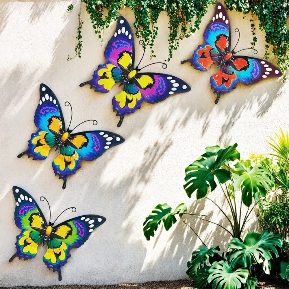 Metal Butterfly Wall Art Decor – Indoor & Outdoor Hanging Metal Wall Art Richie's