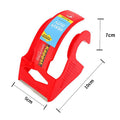 Heavy Duty Clear Packing Tape with Dispenser – Shipping Kit Tape Dispenser Set Richie's Red A