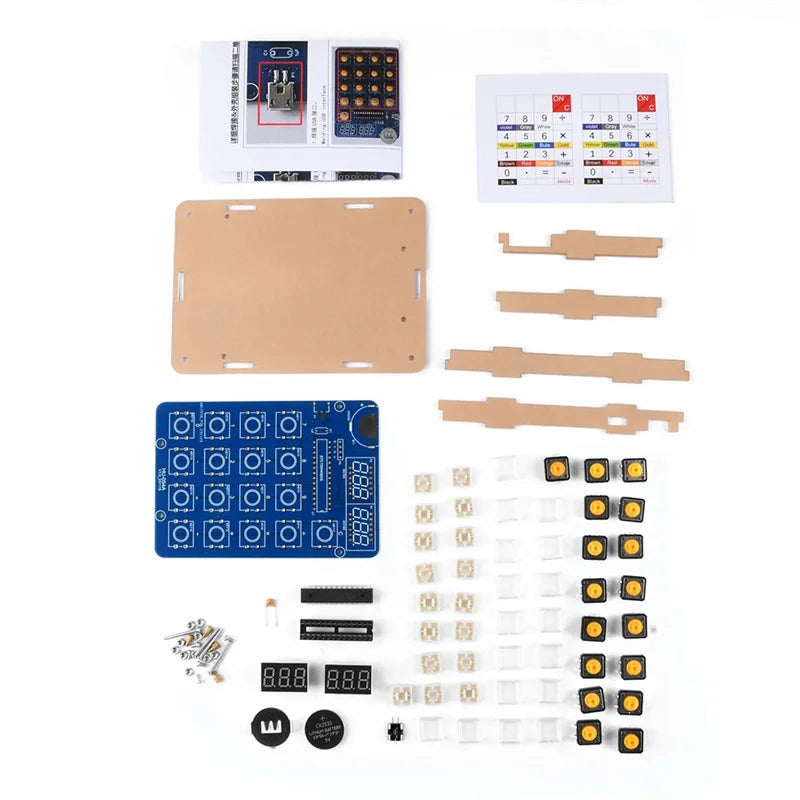 DIY Digital Tube Calculator Kit – 51 Microcontroller Soldering Electronics DIY Kit Richie's