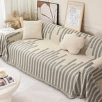 Reversible Chenille Sofa Cover – Non-Slip Scratch Proof Couch Shawl Sofa Cover Throw Richie's Grey