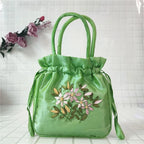 Women Embroidery Flower Cosmetic Bag – Ethnic Mini Purse & Pouch