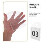 10Pcs Acrylic Clothing Number Tags for Live Selling & Retail Clothing Number Tags Richie's