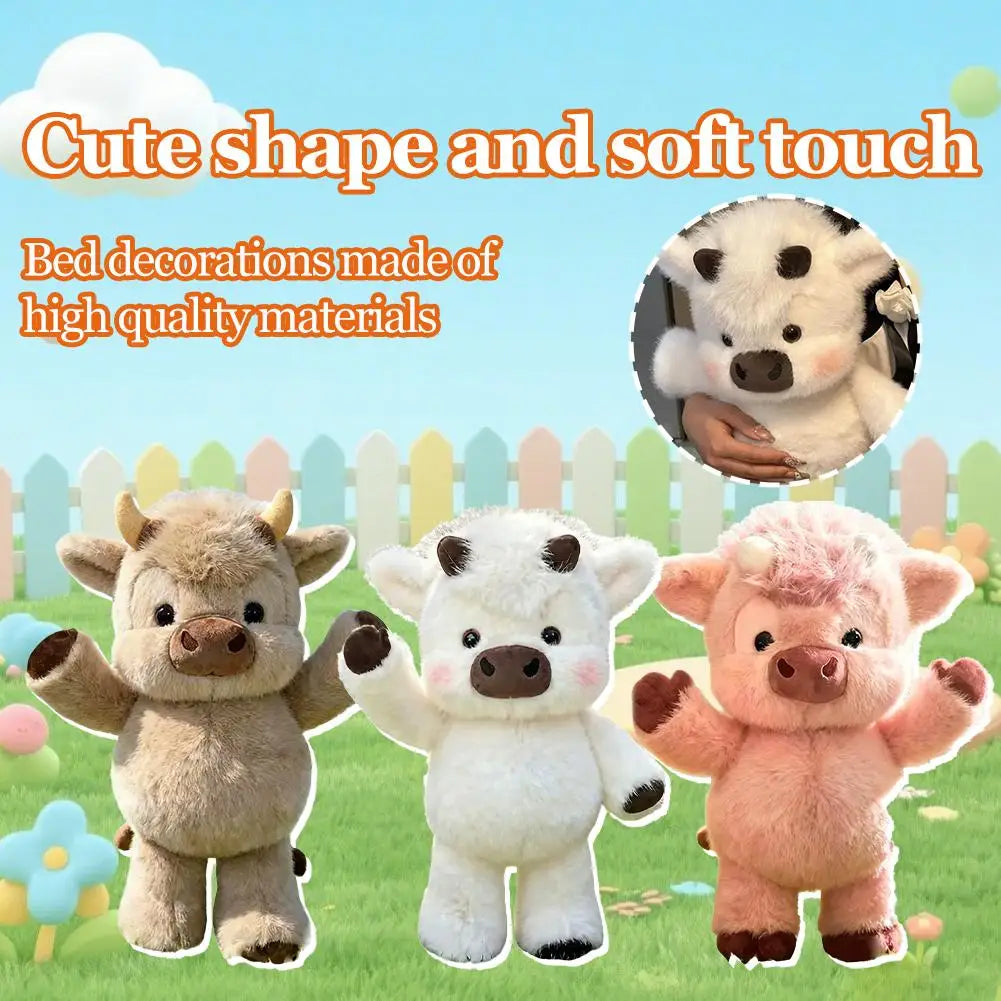 45cm Highland Cow Plush Toy – Soft Stuffed Animal for Kids Stuffed Animal Plush Richie's