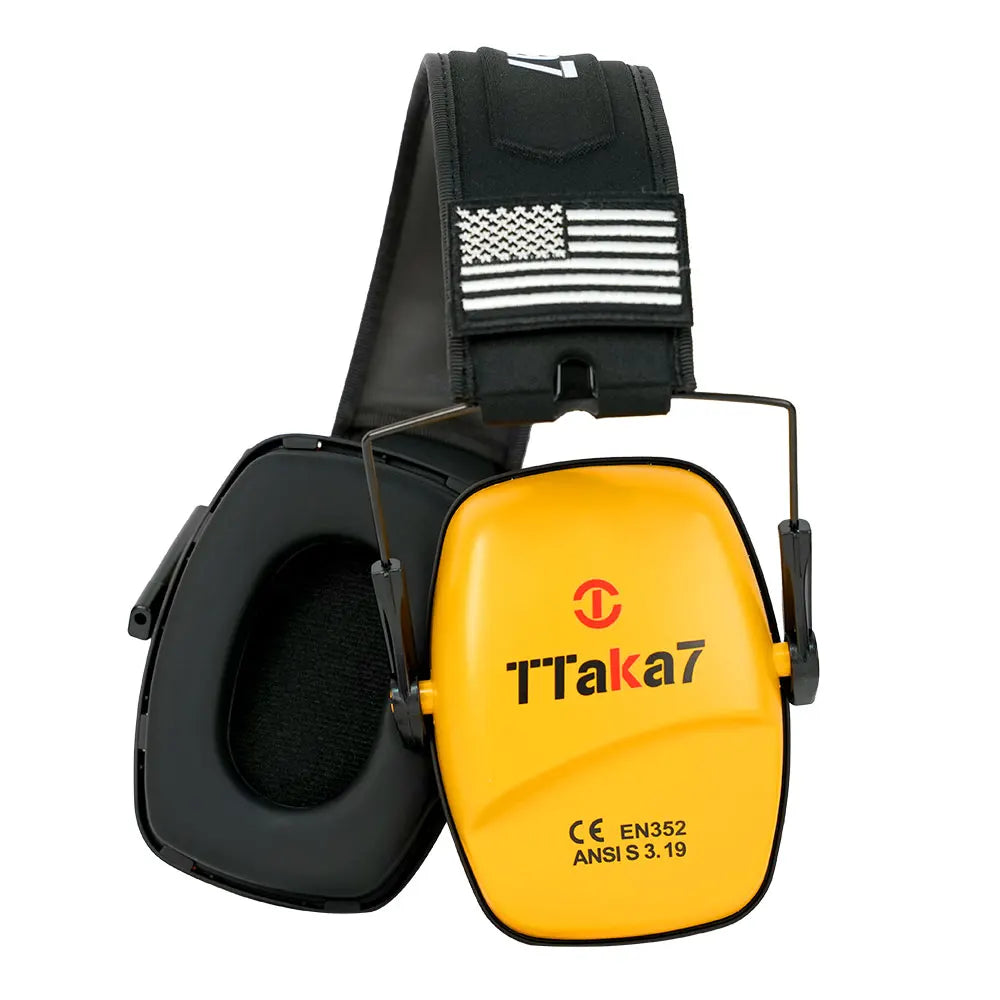 Shooting Earmuffs – 25dB Passive Noise Reduction Ear Protectors Shooting Ear Protectors Richie's TTAKA7-HP yellow