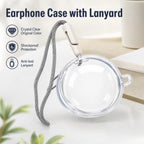 Huawei FreeClip 2 S Clear TPU Case Cover with Lanyard Earphone Case Cover Richie's
