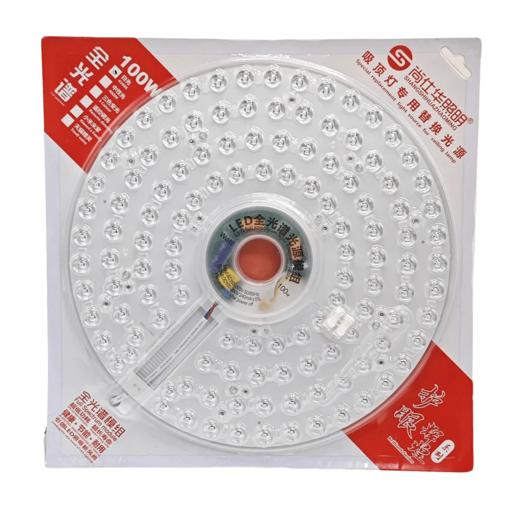 Round LED Panel Light 20W–100W Dimmable Flush Mount Ceiling LED Panel Light Richie's 100W White