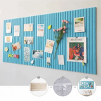 Self-Adhesive Felt Bulletin Board 40x60cm – No-Drill Wall Decor Felt Bulletin Board Richie's Blue
