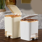 Large Lidded Trash Can 9L/12L – Leak-Proof PP Wastebasket Lidded Trash Can Richie's