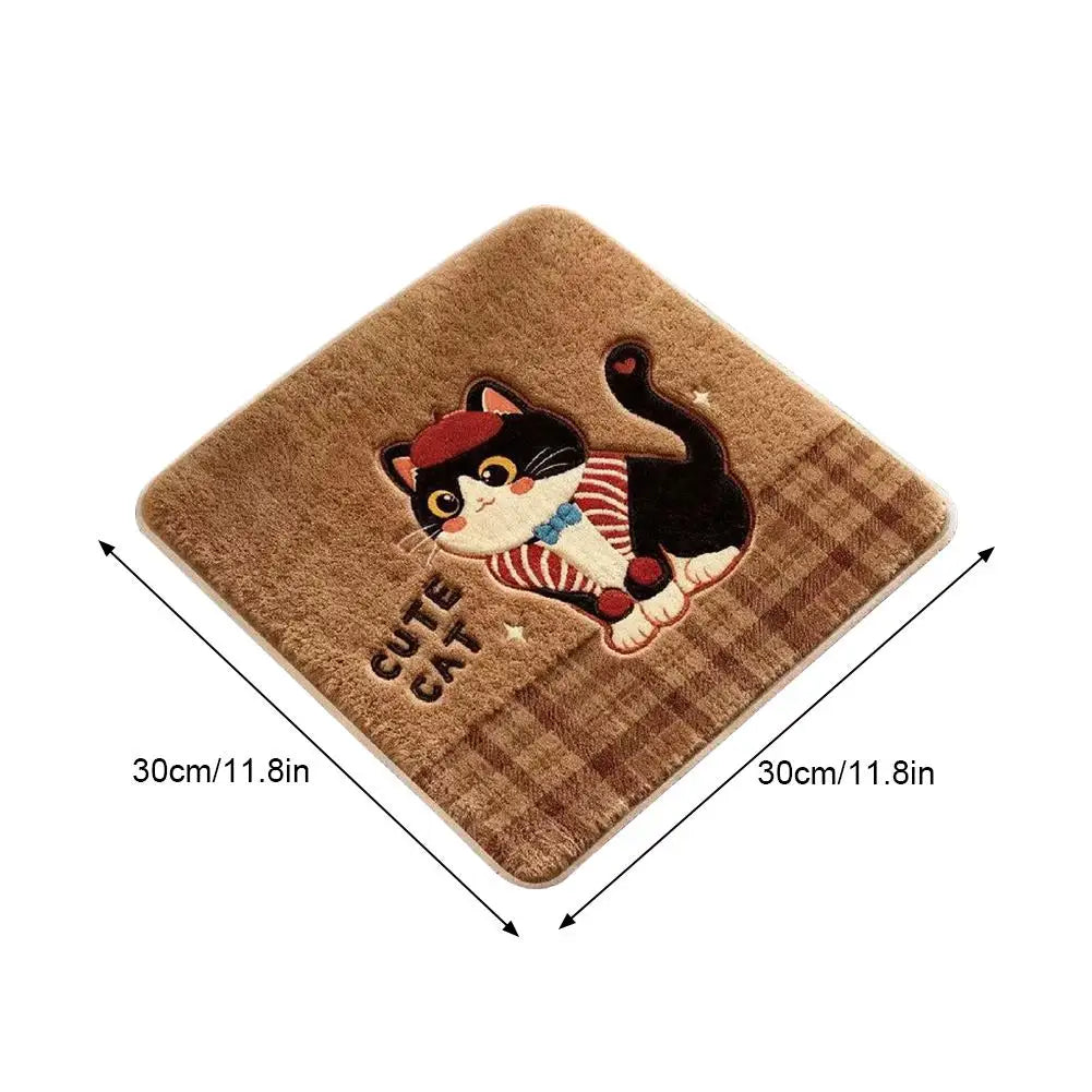 Cute Cartoon Chair Cushion 40x40cm Plush Imitation Cashmere Seat Pad Chair Seat Cushion Richie's