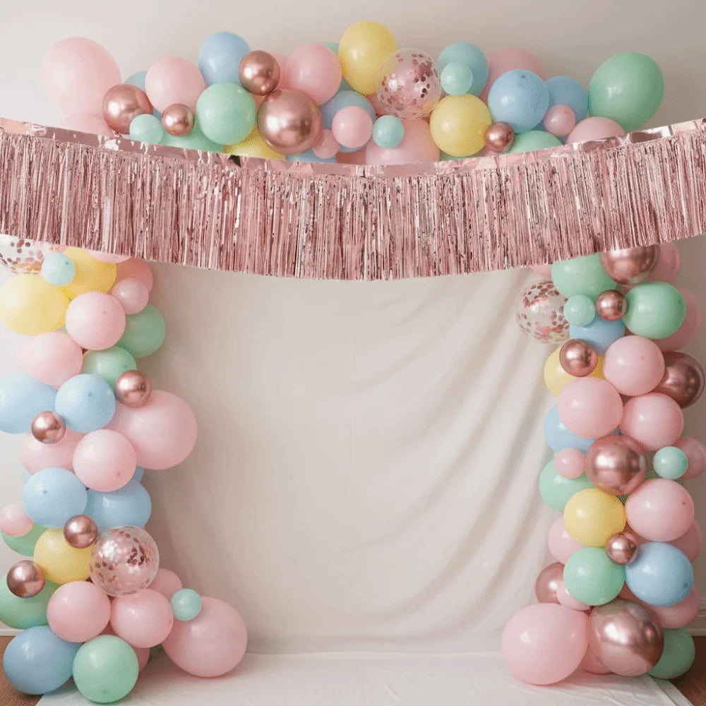 3M Metallic Foil Fringe Garland Streamer Party Backdrop Decor Party Fringe Garland Richie's