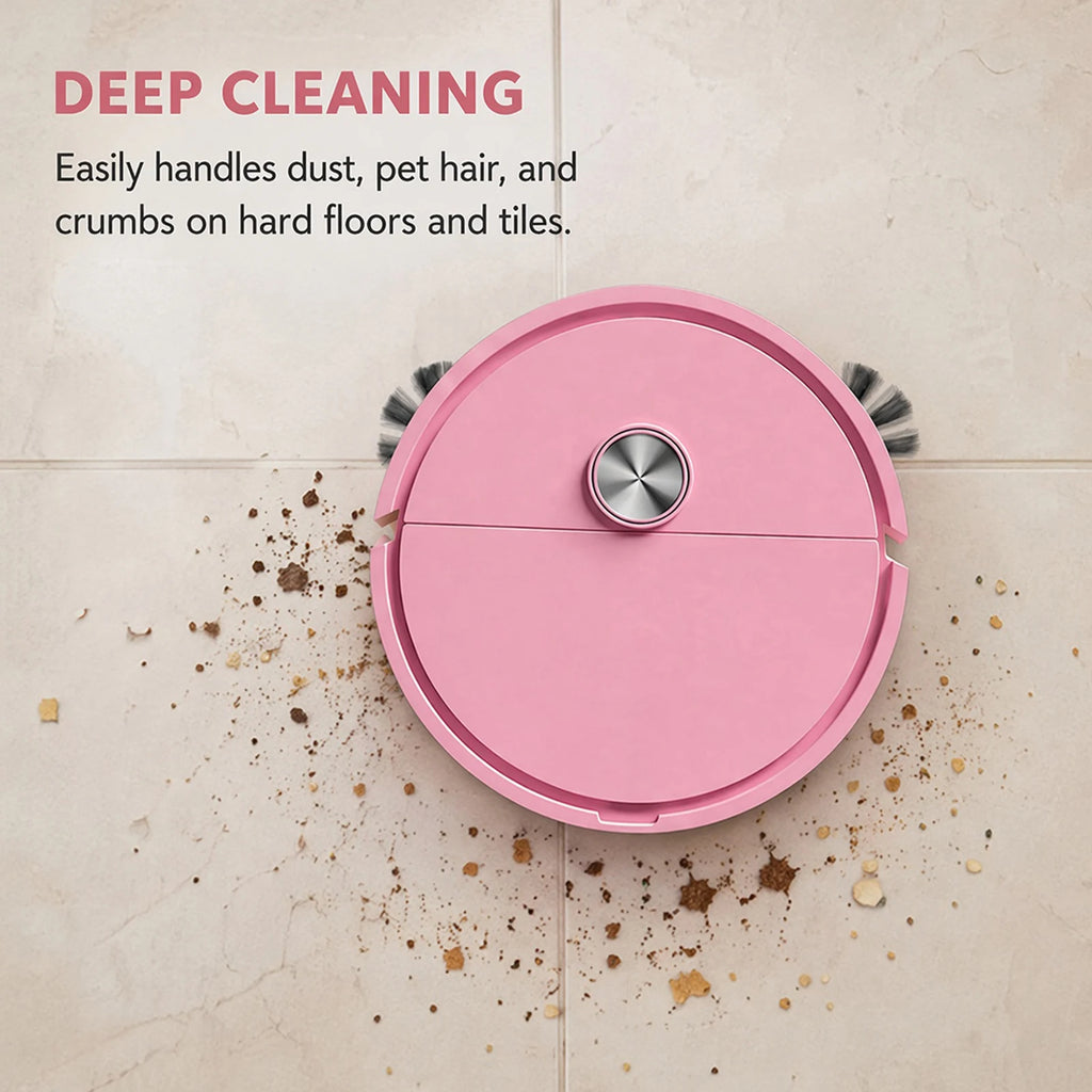 Mini 3-in-1 Robot Vacuum – Sweep, Mop & Suction for Car & Home Robot Vacuum Cleaner Richie's