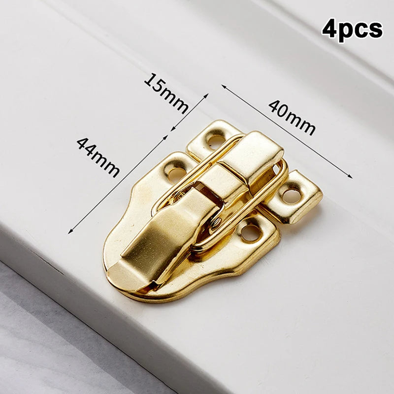 4pcs Iron Box Hasp Latch Clasp 59x40mm Jewelry Wood Box Box Hasp Latch Richie's C