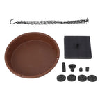 Solar Bird Bath Fountain – 3000ml Bowl & 6 Nozzles Solar Garden Fountain Richie's