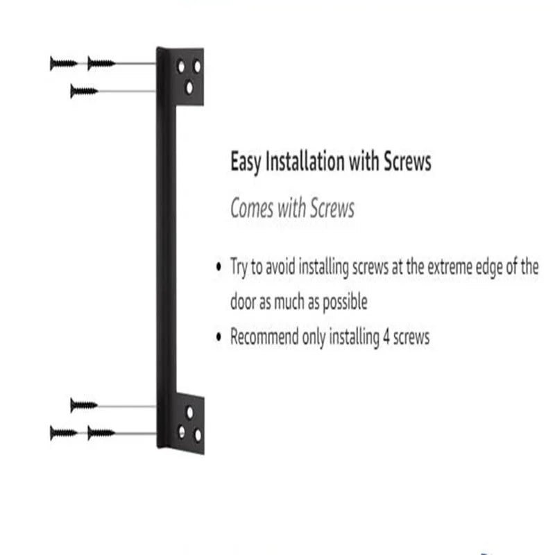 Door Latch Guard Plate – Outswing Door Security Shield Door Security Guard Richie's