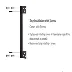 Door Latch Guard Plate – Outswing Door Security Shield Door Security Guard Richie's