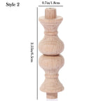 Vintage Wood Carved Furniture Leg – European Style Cabinet Foot Furniture Leg Richie's 2