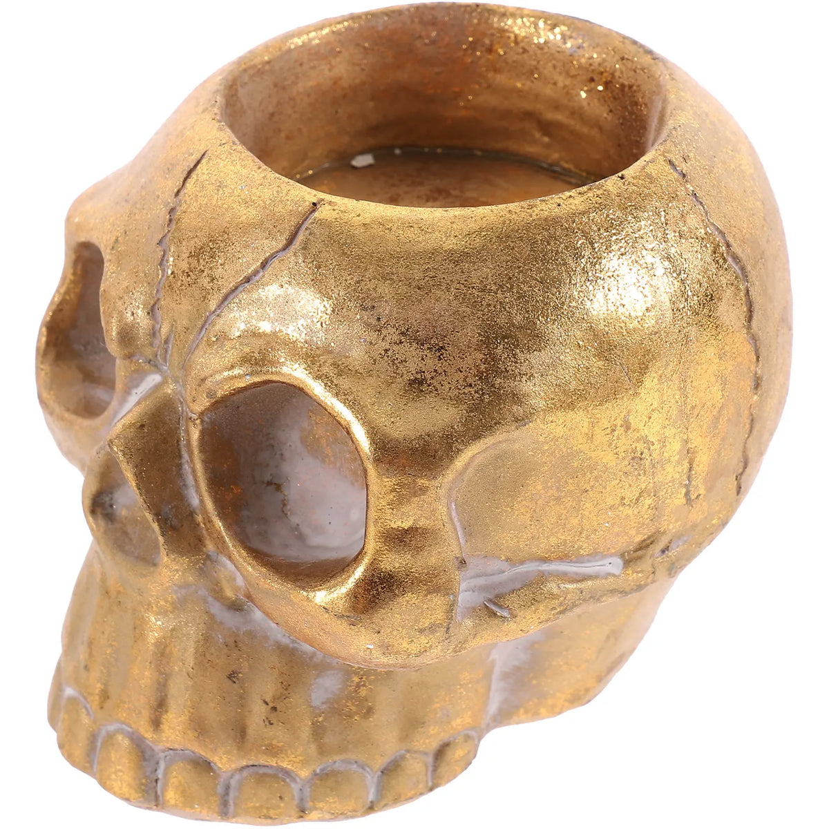 Skull Candlestick Holder Resin Gothic Halloween Table Décor Halloween Candle Holder Richie's