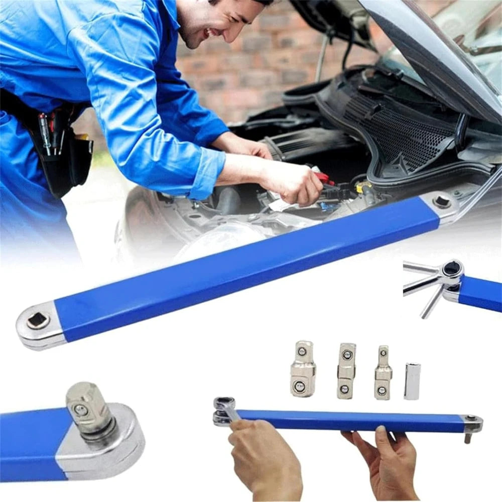 Offset Extension Wrench | Tight Reach Square Drive Adapter Set Extension Wrench Richie's