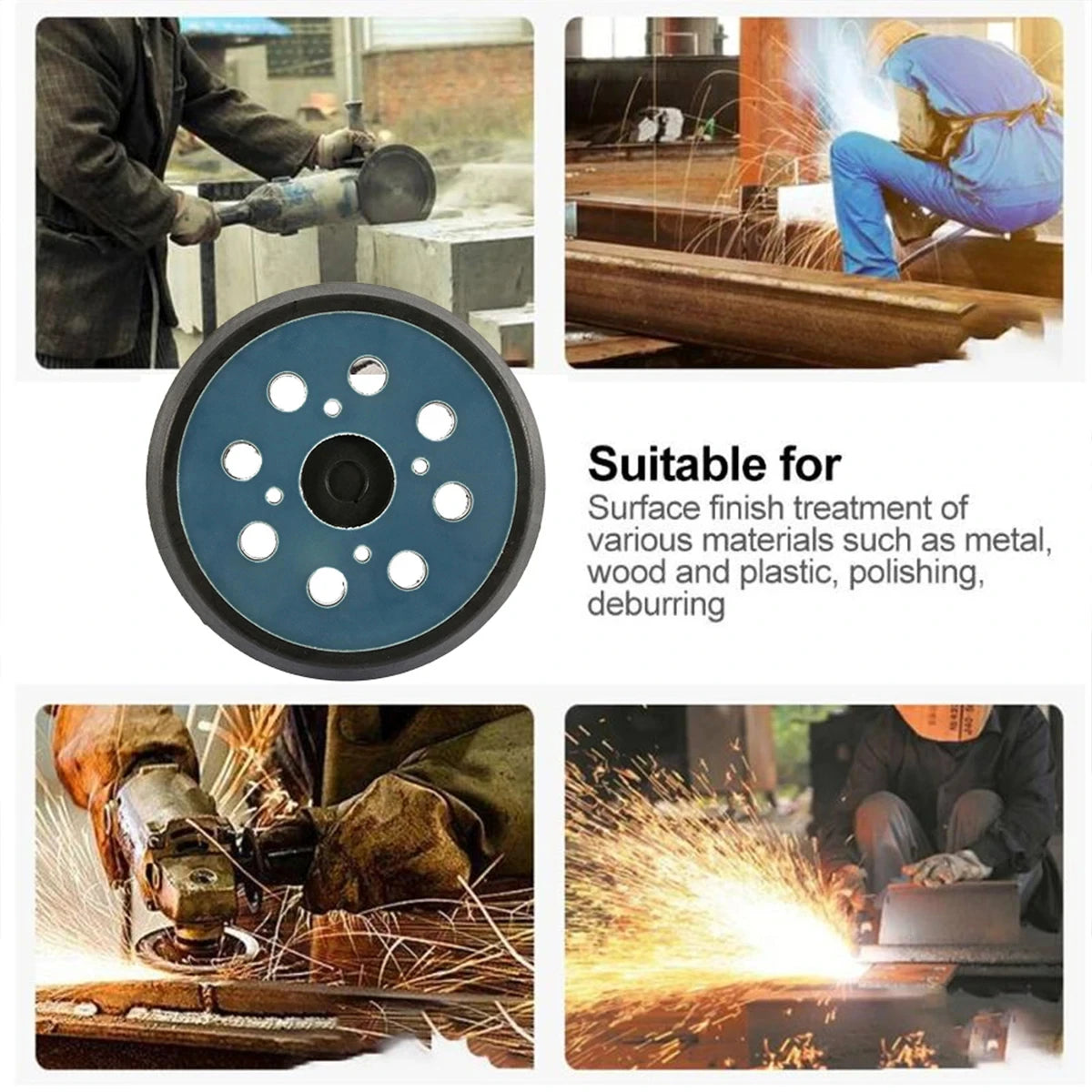 5" Hook & Loop Sanding Backing Pad for Orbital Sanders Sanding Backing Pad Richie's