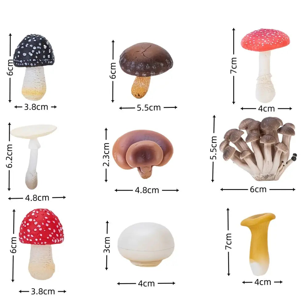 3D Mushroom Fridge Magnets – Cute Resin Cartoon Home Decor Decorative Fridge Magnets Richie's