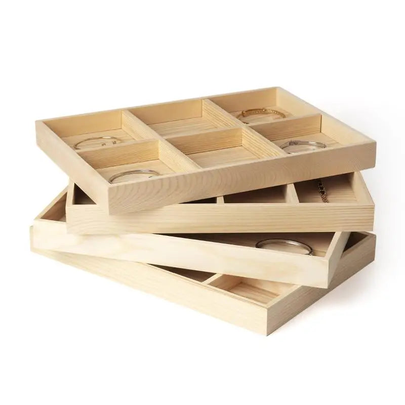 Wooden Jewelry Organizer Box – Rings, Earrings & Necklaces Jewelry Organizer Box Richie's