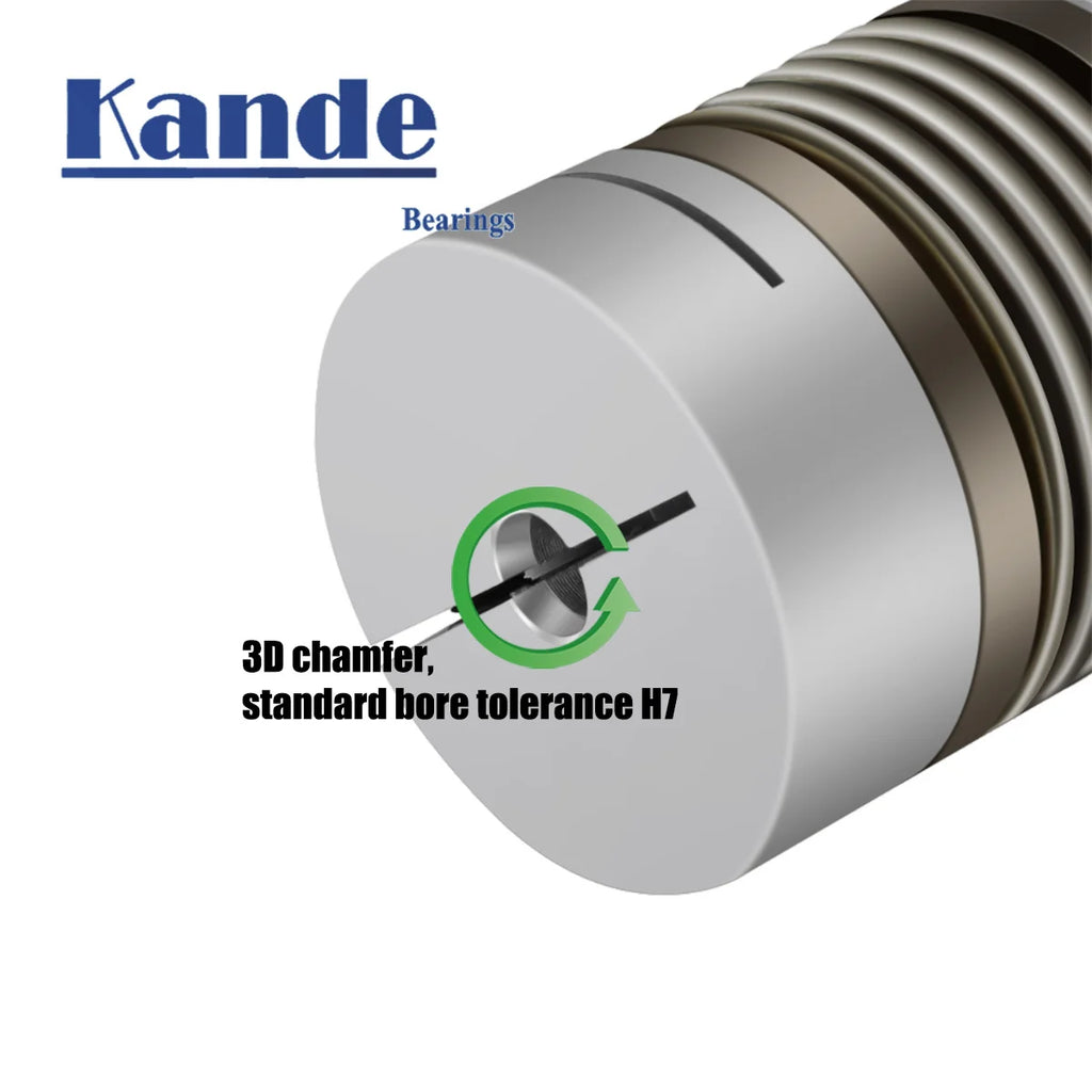 CNC Aluminium Flexible Bellows Coupling D80L103 – Stepper Motor Shaft Coupling Richie's