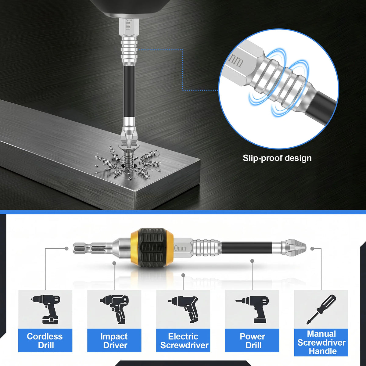 27-Pc Magnetic Screwdriver Drill Bit Set – Alloy Steel Screwdriver Bit Set Richie's