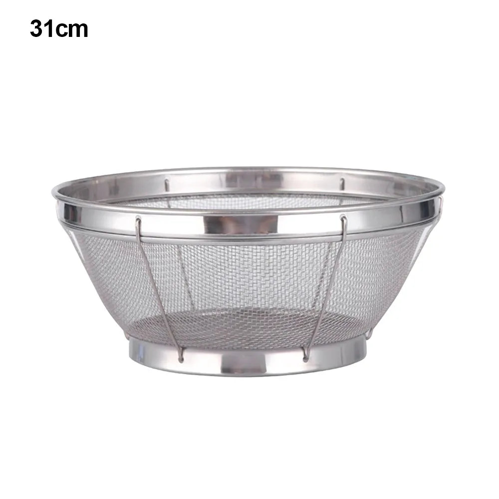 Stainless Steel Fine Mesh Strainer & Colander – Self-Draining Kitchen Colander Strainer Richie's 31cm