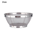 Stainless Steel Fine Mesh Strainer & Colander – Self-Draining Kitchen Colander Strainer Richie's 31cm