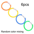 6-Piece Colorful Diving Ring Set – Underwater Pool Toy Game Pool Diving Toys Richie's Mixed color 6pcs