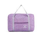 Foldable Waterproof Oxford Travel Bag – Large Capacity Unisex Foldable Travel Bag Richie's PURPLE
