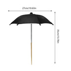 Plant Shade Umbrella 35x27cm – Garden Sun Cover for Plants Garden Shade Umbrella Richie's Black