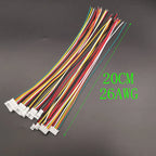 10 Pairs JST PH 2.0mm Connectors 2-6 Pin Male Female Wired Electronics Connector Richie's