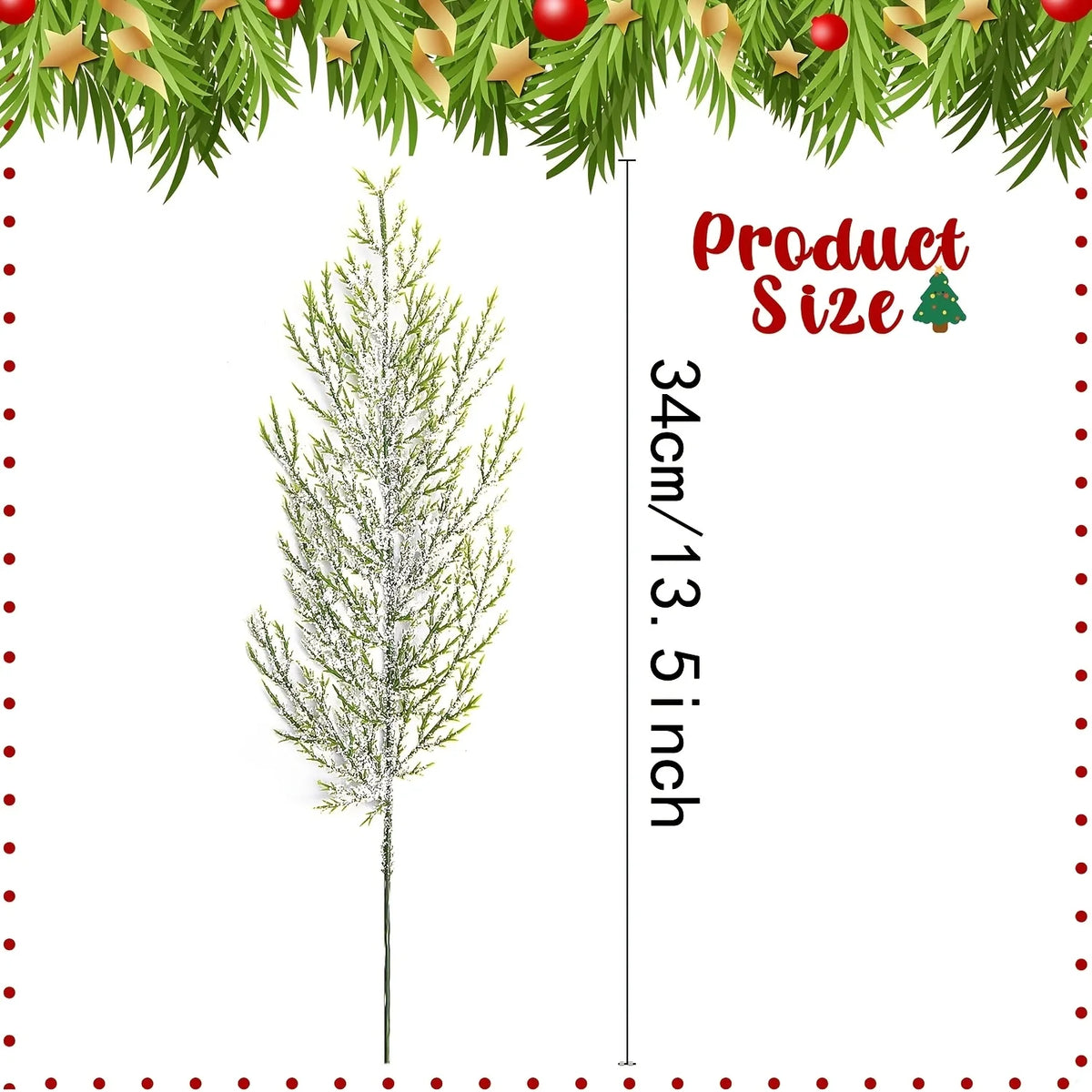 5pcs Artificial Pine Branch Picks – Christmas Wreath & Craft Christmas Craft Picks Richie's
