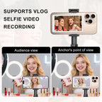 Wireless Bluetooth Selfie Mirror Screen – Magnetic Vlog Display Selfie Monitor Screen Richie's