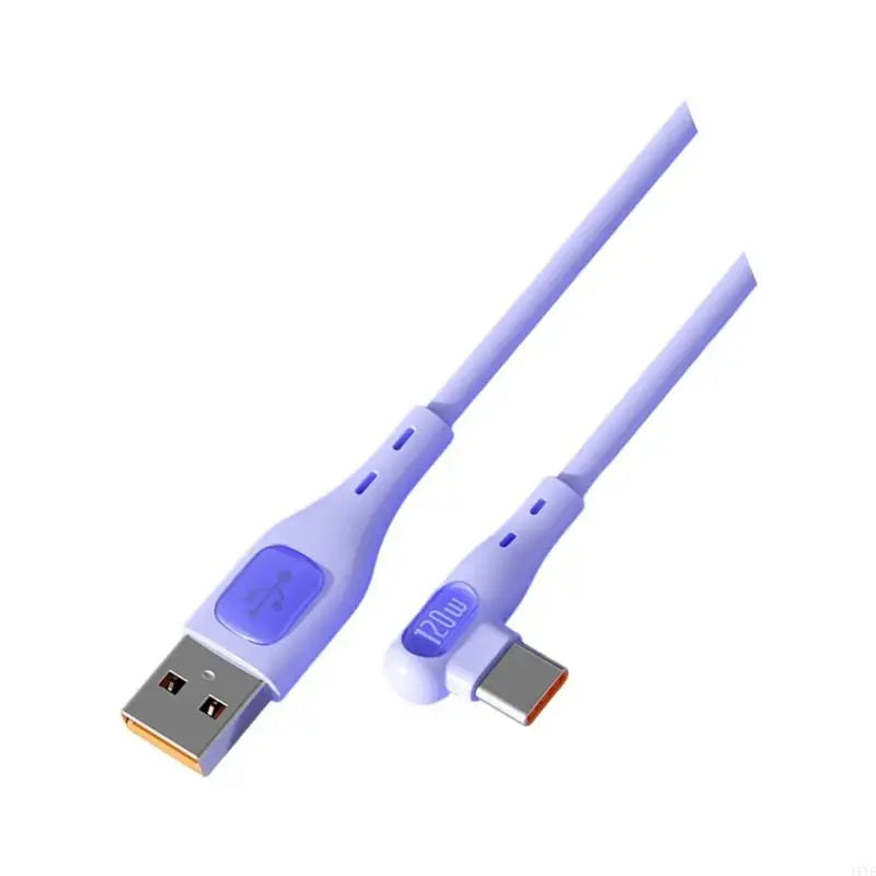 120W 90° Right Angle USB-A to USB-C Fast Charging Cable 2M USB-C Charging Cable Richie's