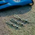 10Pcs Stainless Steel Fishing Quick Snap Speed Swivel & Guide Rings Fishing Swivel Snap Richie's