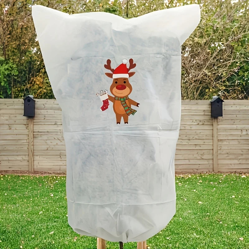 Heavy Duty Winter Frost Cloth Plant Cover with Drawstring Frost Plant Cover Richie's Deer type 1pc 60x80cm