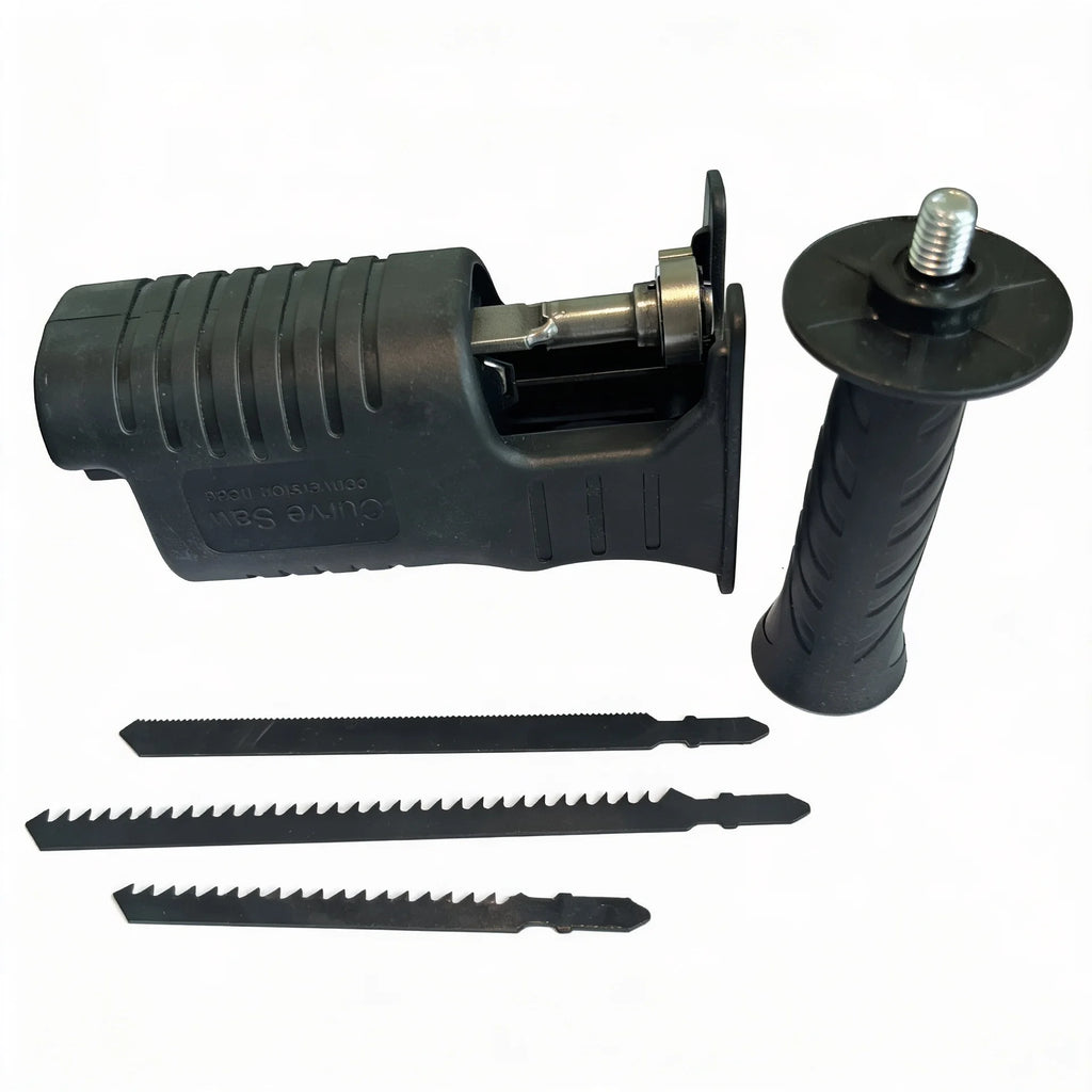 Electric Drill to Reciprocating Saw Converter Kit – 3 Blades Drill Saw Converter Richie's set