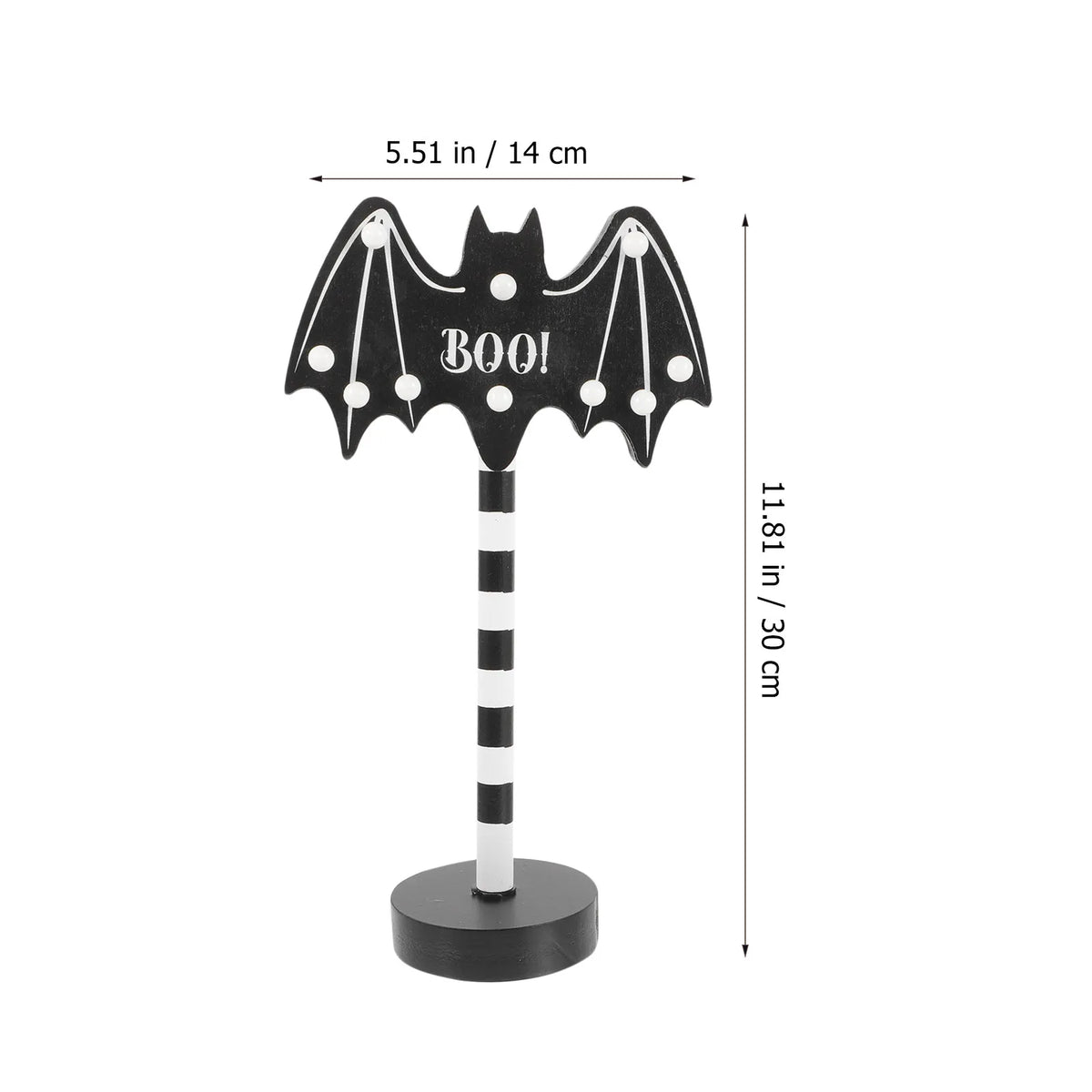 Wooden Halloween LED Bat Night Light Ghost Table Lamp Decor Halloween Table Lamp Richie's